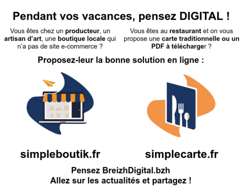 Pendant les vacances, pensez Digital !