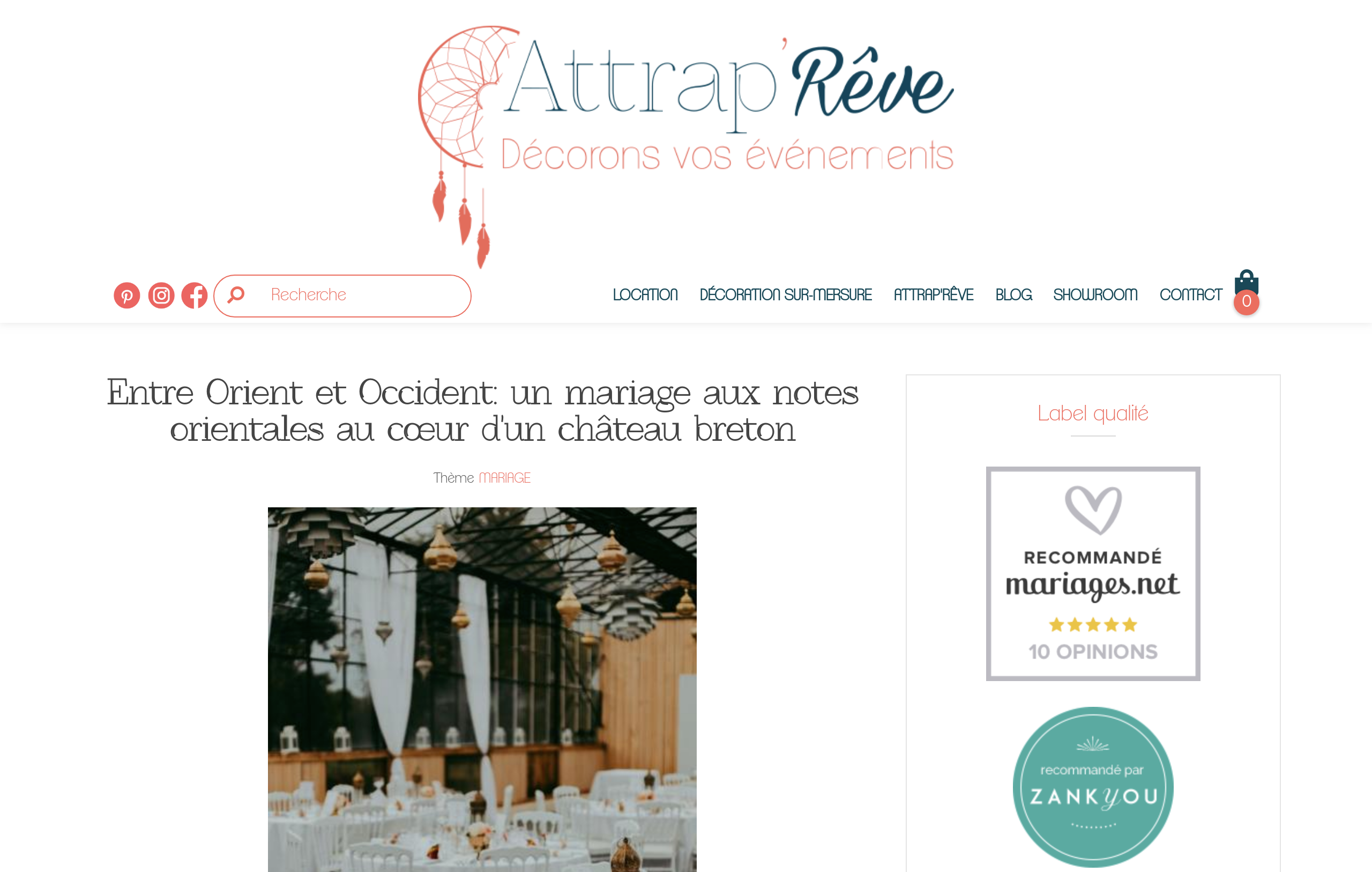 Billet de blog du site internet catalogue Attrap'Rêve