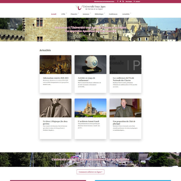 Site web UTA Vannes