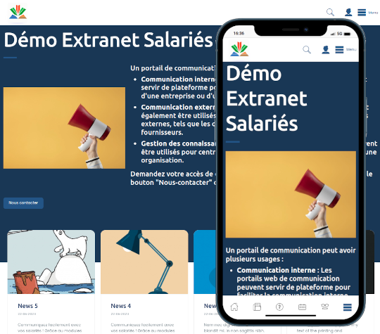 Démonstration Extranet Salariés